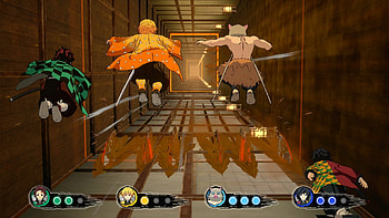 Demon Slayer Game Action Scene, video game, Demon Slayer -Kimetsu no Yaiba- Sweep the Board! HD wallpaper