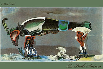 Max Ernst: La Belle Saison, surrealism, surrealist, surreal, max ernst, dada HD wallpaper