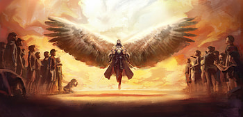 Man With Wings , artist, artwork, artstation HD wallpaper