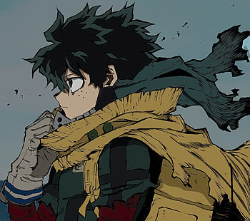 Izuku Midoriya, Izuku Midoriya, Anime, My Hero Academia, Dark Deku HD wallpaper