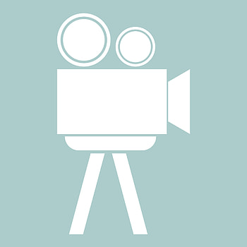 Cinematograph, White Icon, Graphic Design, Vector Art HD phone wallpaper