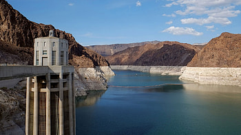 Shrinking lake, Mead water levels, Official shortage HD wallpaper