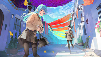 Anime Girl After School , anime-girl, anime, artist, artwork, digital-art HD wallpaper