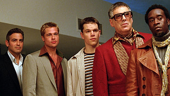 Ocean's Eleven, Iconic heist film, Movie backdrop database, Danny Ocean's crew HD wallpaper