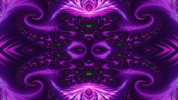 Trippy Psychedelic Fractal, trippy, psychedelic, aesthetic, purple, Abstract, fractal, abstract purple HD wallpaper