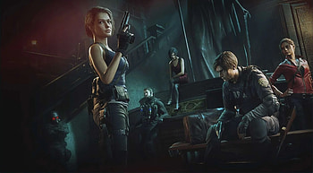 Resident Evil Heroes, Chris Redfield, Jill Valentine, Leon S. Kennedy, Claire Redfield, Ada Wong HD wallpaper