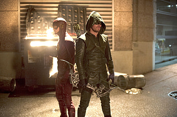 Flash And Arrow, the-flash, arrow, tv-shows, super-heroes HD wallpaper