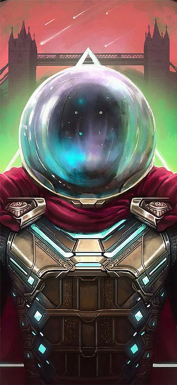 Mysterio art , Marvel Spiderman HD phone wallpaper