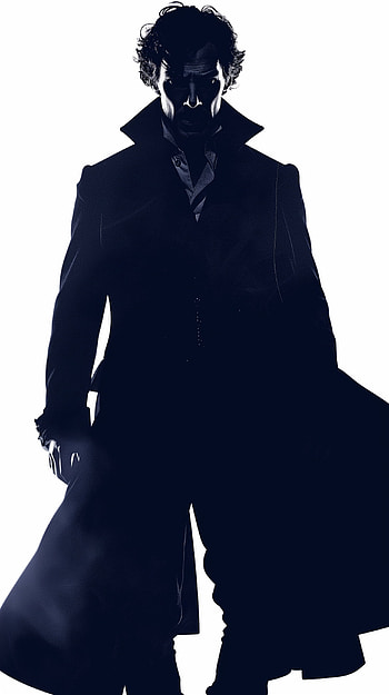 Sherlock Silhouette - Detective Theme, Sherlock Holmes HD phone wallpaper