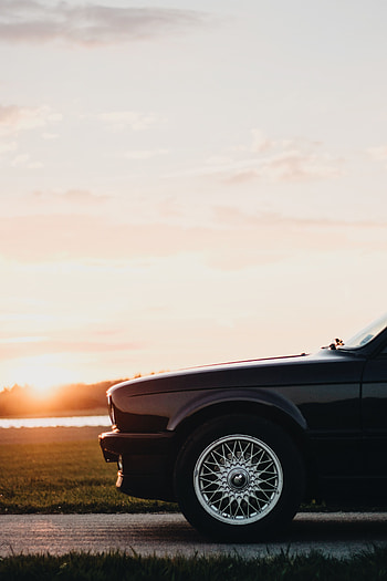Sunset, Cars, Car, Side View, Wheel, Before HD phone wallpaper