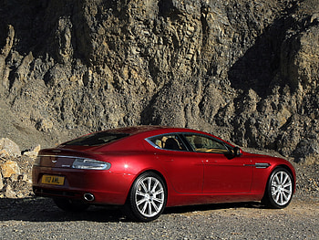 Aston Martin, Cars, Rock, Side View, 2009, Rapide HD wallpaper