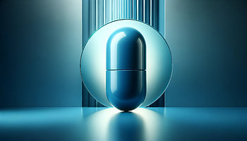 Blue Pill for Background, blue pill, capsule, medication, blue HD wallpaper