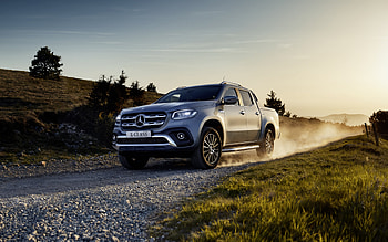2021, Mercedes-Benz X-Class, W470, front view, exterior, new gray X-Class, German cars, Mercedes-Benz HD wallpaper
