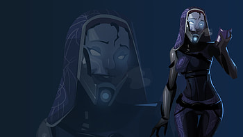 Maskless Tali by morganagod.deviantart.com on @deviantART Â· Mass Effect Tali HD wallpaper