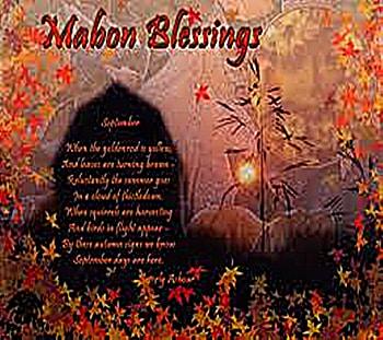 Mabon Blessing~, september 21st, fall, autumn, harvest, mabon HD wallpaper
