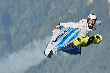 Peter Salzmann, Wingsuit Flying HD wallpaper