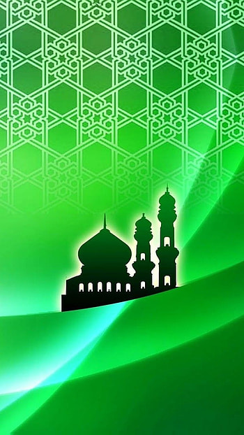 Ramadan, Green Background HD phone wallpaper