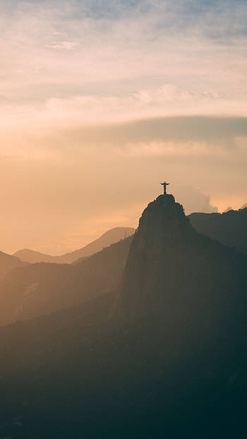 Christ the Redeemer, Awe-inspiring beauty, Cultural heritage, Natural wonder HD phone wallpaper