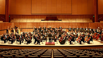 Orchestra , Symphony ensemble, Musical spectacle, Harmonious collaboration HD wallpaper