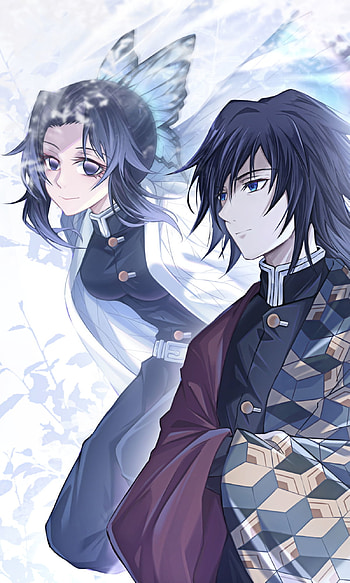 Serene Giyuu & Shinobu — Demon Slayer ( & Android), Giyuu Tomioka, Shinobu Kochou, Anime, Demon Slayer: Kimetsu no Yaiba HD phone wallpaper