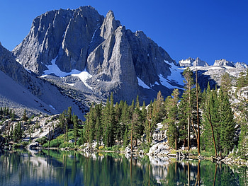 Landscape, Trees, Mountains, Lakes HD wallpaper