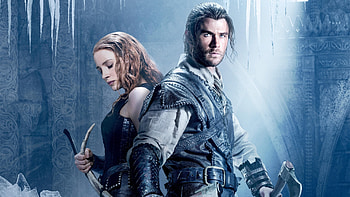Chris Hemsworth, Huntsman, Winter's War, Jessica Chastain HD wallpaper