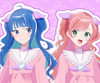 Nijigaoka Mashiro & Sora Harewataru, Sora Harewataru, Nijigaoka Mashiro, Anime, Hirogaru Sky! Pretty Cure HD wallpaper
