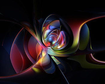 Abstract, Dark, Lines, Shadow, Figure, Alloy HD wallpaper