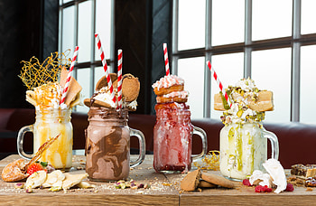 dessert, ice cream, sweets, food HD wallpaper