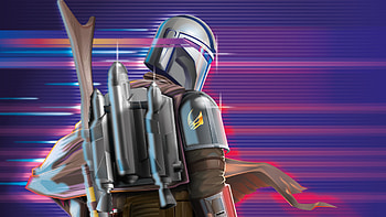 The Mandalorian Synthwave 2020, the-mandalorian, tv-shows, star-wars, synthwave HD wallpaper