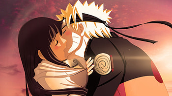 ... Background Full . naruto, uzumaki naruto, hyuuga hinata, girl, boy, kiss HD wallpaper