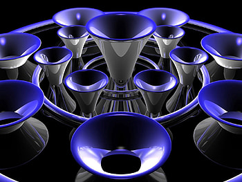 Light, 3D, Form, Light Coloured, Shapes, Shape, Trumpet, Pipe HD wallpaper