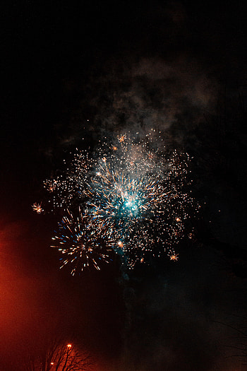 Holidays, Sky, Smoke, Night, Sparks, Fireworks, Firework HD phone wallpaper