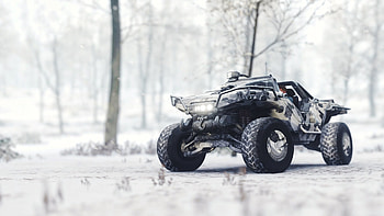 Snow, Cars, Race, Warthog Car HD wallpaper