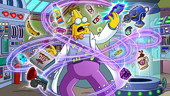 Frink's Fortnite Frenzy — Simpsons Video Game, video game, Fortnite, The Simpsons HD wallpaper