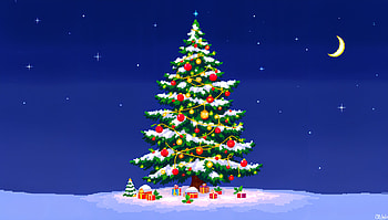 Magical Christmas Decorations in Ultra, christmas decorations, Christmas, tree, snow, gift HD wallpaper