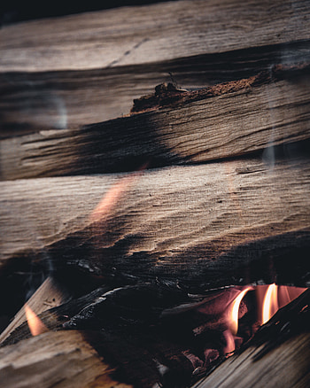 Fire, Smoke, Macro, Flame, Firewood, To Burn, Burn HD phone wallpaper