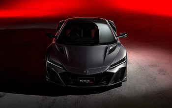 2022, Honda NSX Type S, top view, exterior, new gray NSX Type S, Japanese sports cars, Honda HD wallpaper