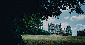 Cities, Grass, Lock, Wood, Park, Tree, House, Palace, Manor, Homestead, Nottingham HD wallpaper