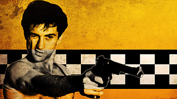 Taxi Driver, driver, gun, man, taxi HD wallpaper