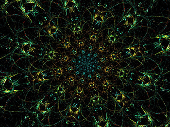 Abstract, Multicolored, Motley, Pattern, Fractal, Kaleidoscope HD wallpaper