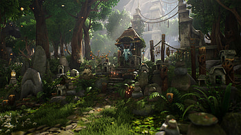 Kena: Bridge, Spirits video game HD wallpaper