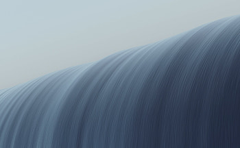 Threads, 3D rendering, blue, abstraction HD wallpaper