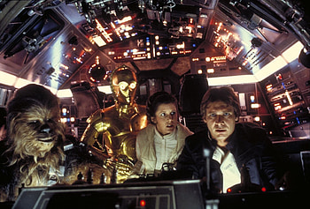 Millenium Falcon Cockpit HD wallpaper