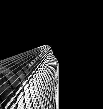 Architecture, Skyscraper, Building, Minimalism, Bw, Chb, Facade HD phone wallpaper
