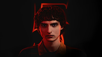 Stranger Things U — Red‑Hazed Portrait from the Upside Down, Mike Wheeler, Finn Wolfhard, Stranger Things 5 HD wallpaper