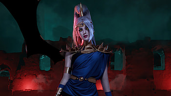 Megaera Hades Cosplay, megaera, hades, 2022-games, games, artstation, cosplay HD wallpaper