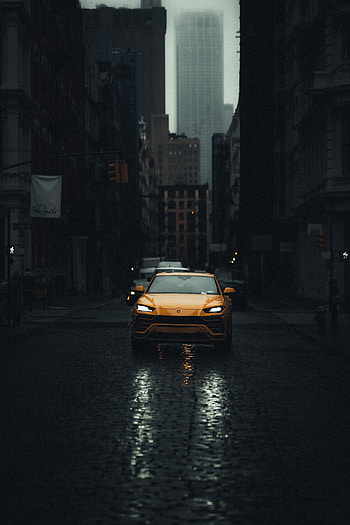 Lamborghini, Cars, Car, Street, Lamborghini Urus HD phone wallpaper