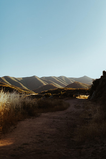 Nature, Sky, Road, Relief, Hills HD phone wallpaper