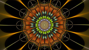 Abstract fractal, Ultra , Intricate design, Abstract art HD wallpaper